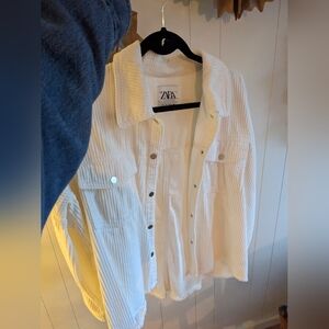 Zara-long sleeve/corduroy button-down